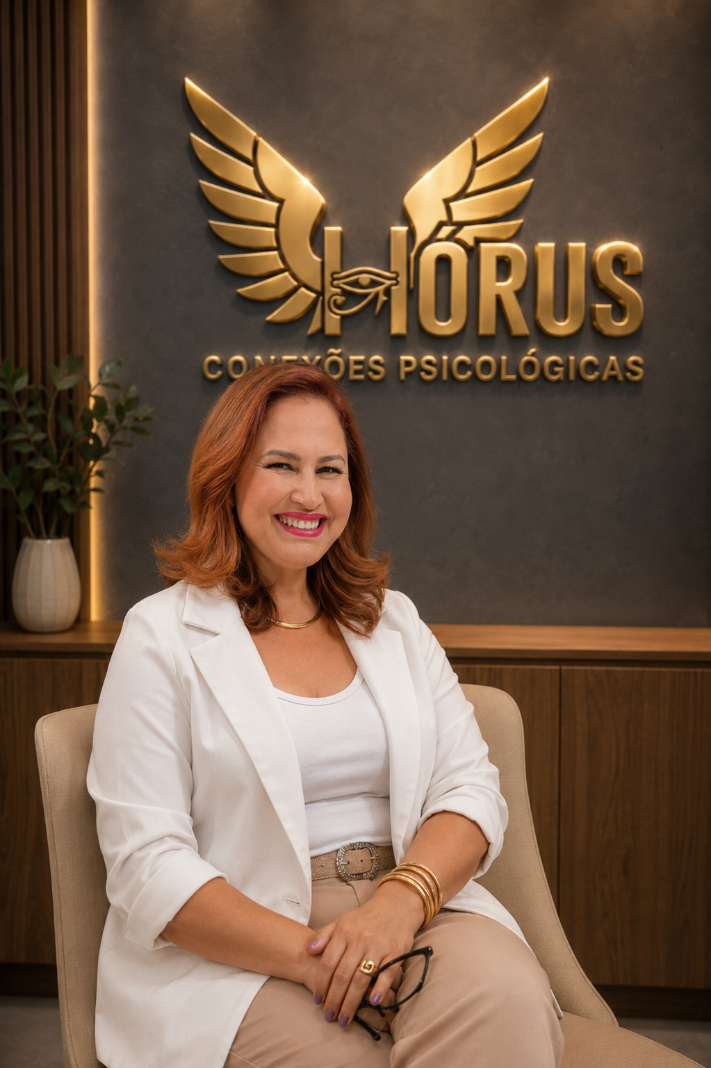 Silvia Letícia Moura em atendimento no consultório